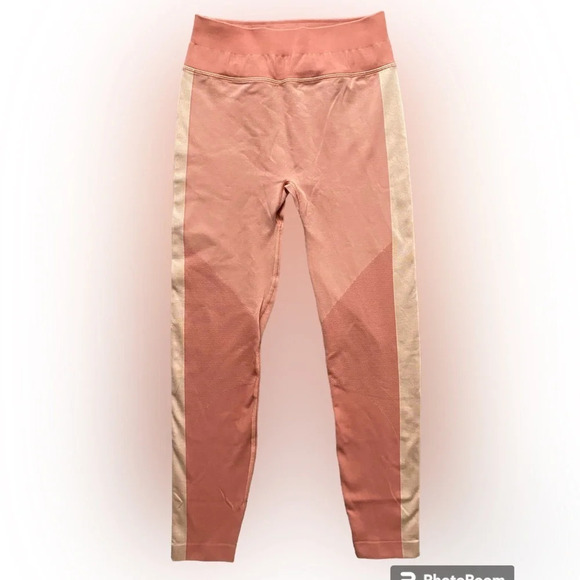 LULULEMON  Ebb to Train Tight * Abstract Seamless Peach Leggings 25” Size 4 - Picture 5 of 15